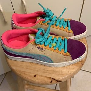 Puma Suede Multicolor Sprinkle Sneakers